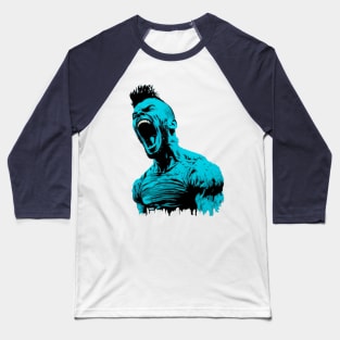 screaming man minimalism Baseball T-Shirt